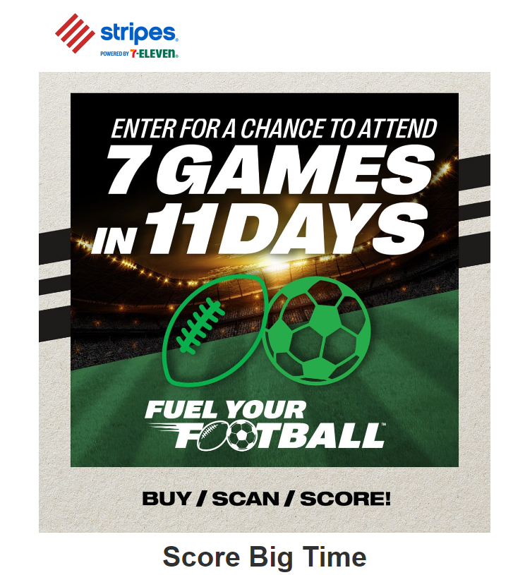 Screenshot of 7-11 Marketing email.